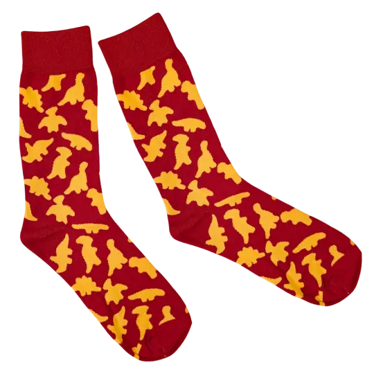 Dinosaur Nugget Socks