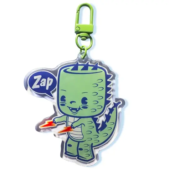 Mellowzilla Zap Acrylic Charm