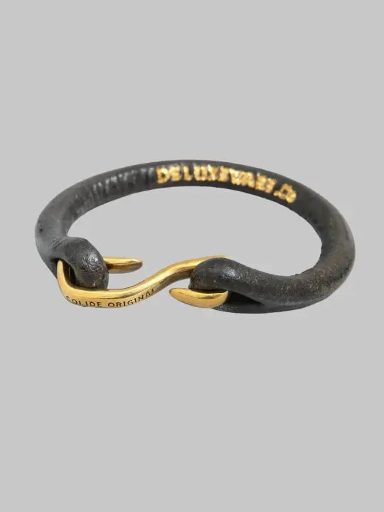 Deluxeware Leather Bracelet Black