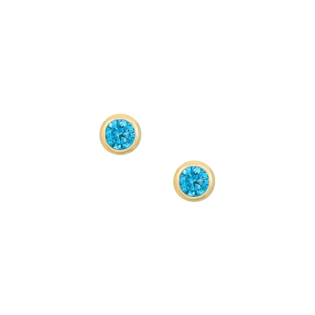 Elara Studs - Aqua