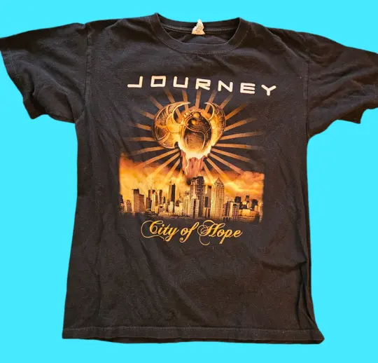 Journey- City of Hope 2011 tour vintage t-shirt, size M