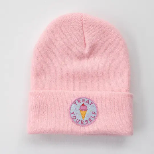 Treat Yourself Peony Youth/Adult Beanie Fits Ages 5+