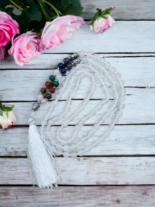 108 Clear Quartz Mala x 2 sizes