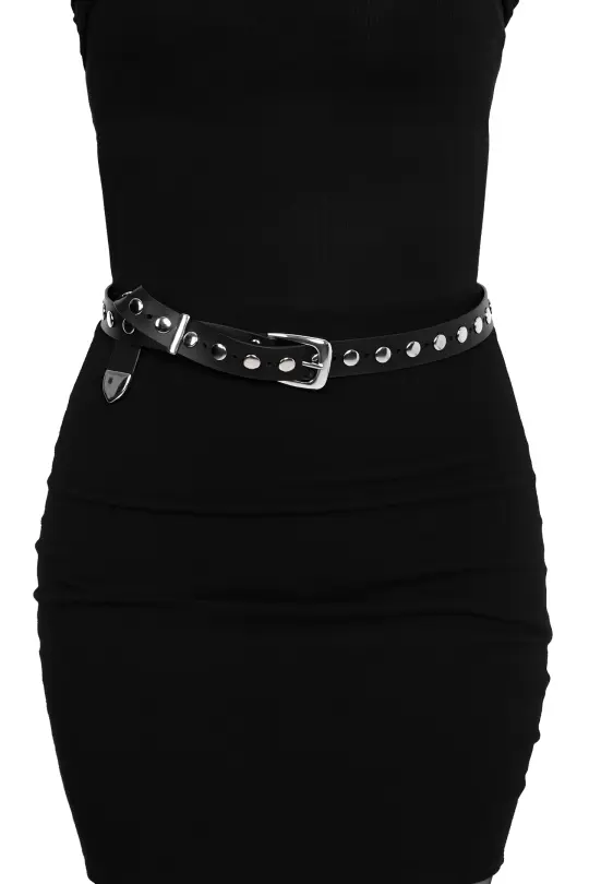 Signature Circle Stud Belt