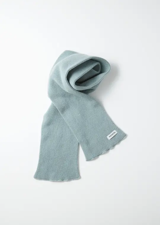 ROTOTO - Merino Lambswool Scarf - Light Blue