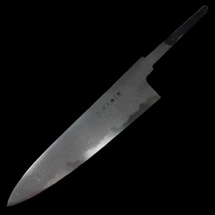 Yoshikazu Tanaka — White #1 Damascus Gyuto 210mm No Handle