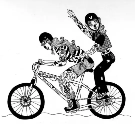 Goblins Love Bikes! Print