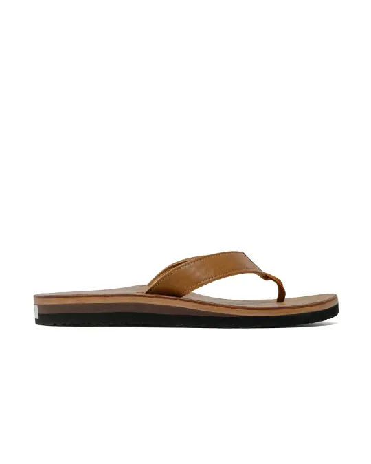 The Real McCoy's MA24011 Leather Arched Sandal Raw Sienna