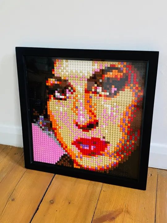 ‘Amy in Brick’ Lego Art by Grifshead