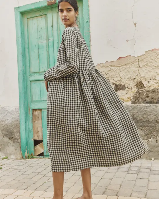 Maxi EMILIE loose linen dress