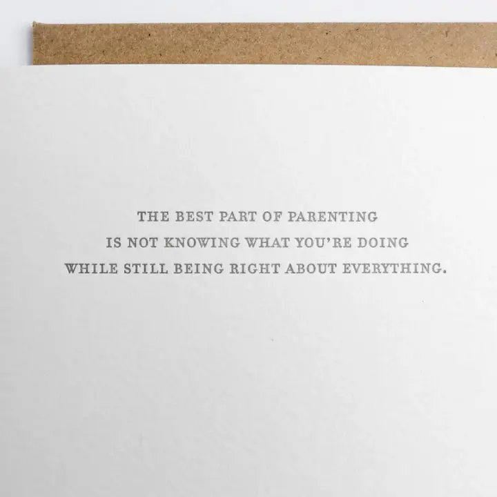Best Part of Parenting Card