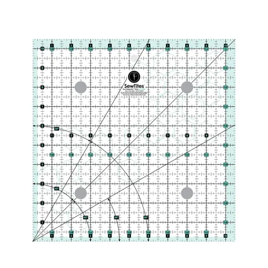 SewTites Sew Magnetic 10-1/2in x 10-1/2in Ruler Left-Handed