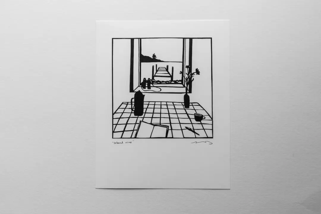 "Island View" 8x10" print