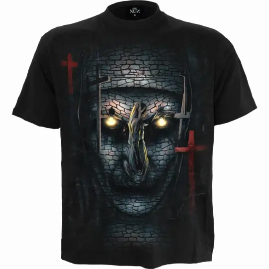 THE NUN SKULL ILLUSION T-Shirt Black - Official Licensed Product