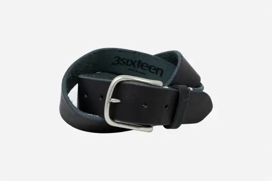 Tochigi Leather Belt - Black