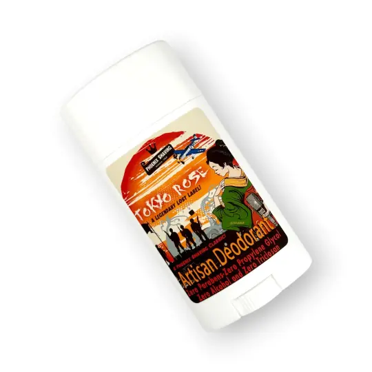 Tokyo Rose Natural Deodorant | Sport Strength | A Phoenix Shaving Original!
