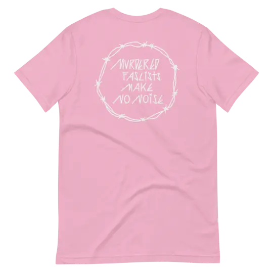 m worded tshirt (TWO SIDED - BLACK/LILAC)
