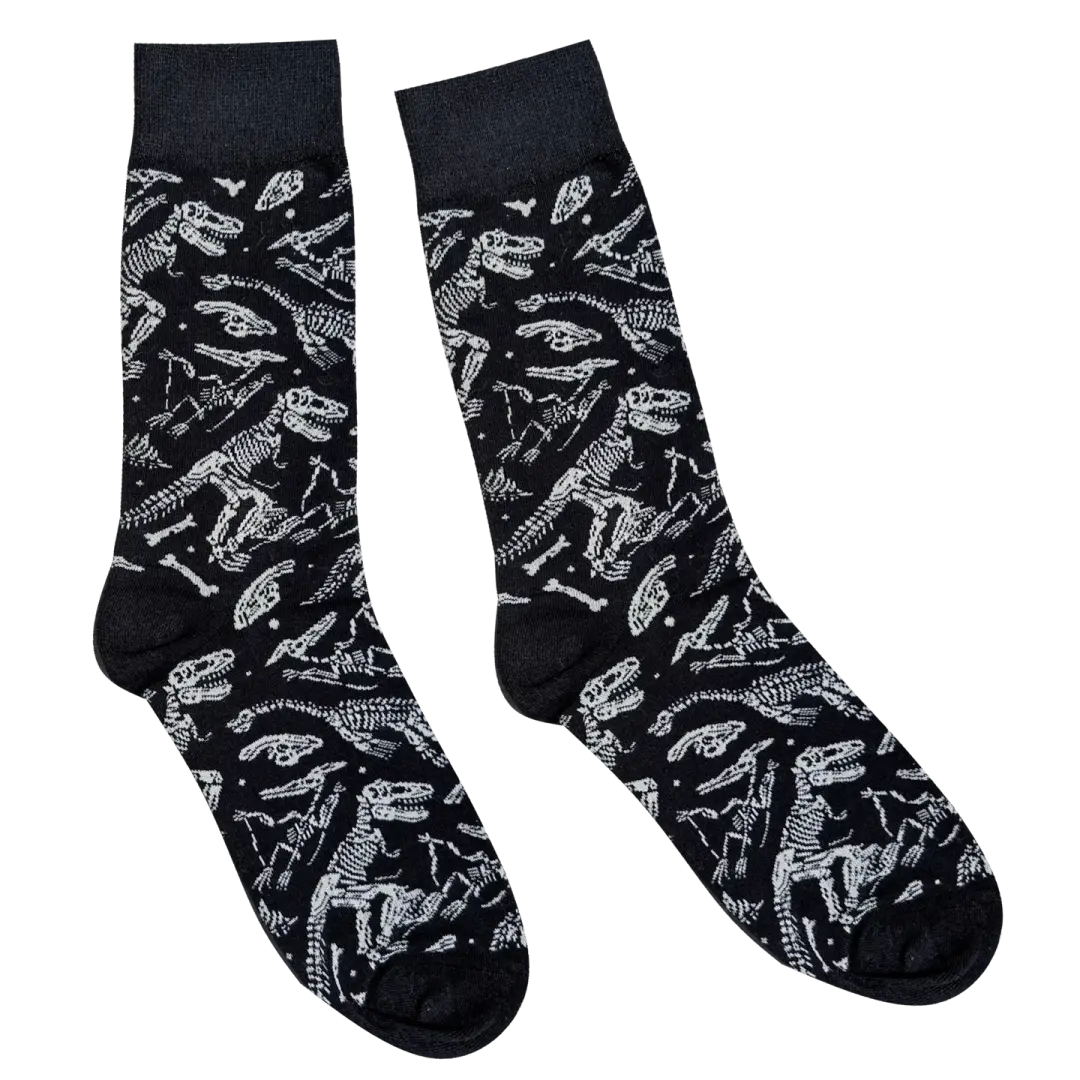 Dinosaur Fossil Socks