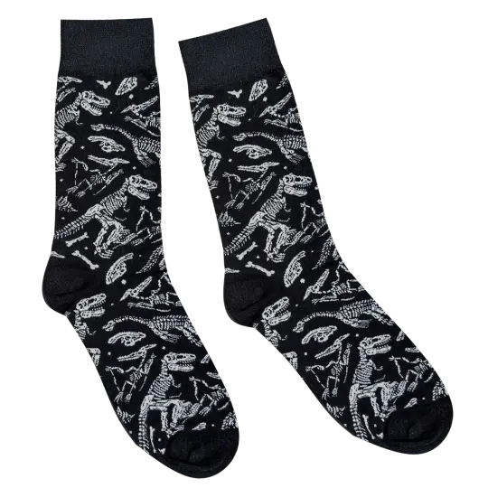 Dinosaur Fossil Socks