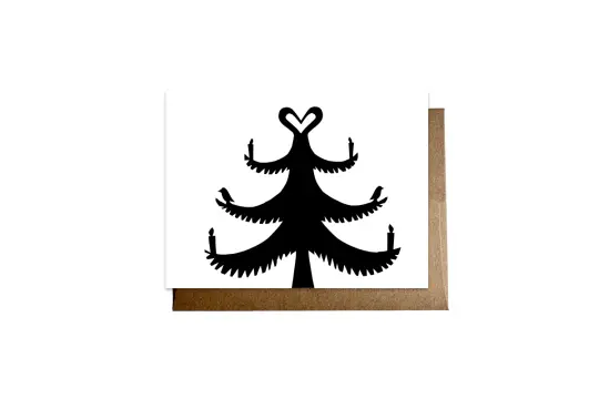 "Festive Tree" card