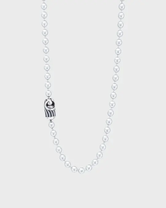 GOOD ART HLYWD Pop Lock Desert Sessions Necklace 10 at 30" - Sterling Silver