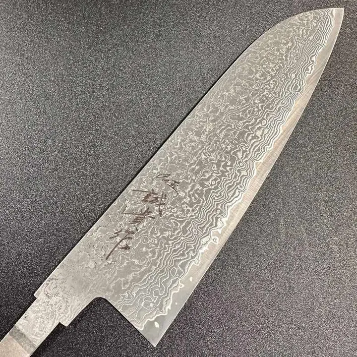 Shigeki Tanaka Sg2 Damascus Santoku No Handle