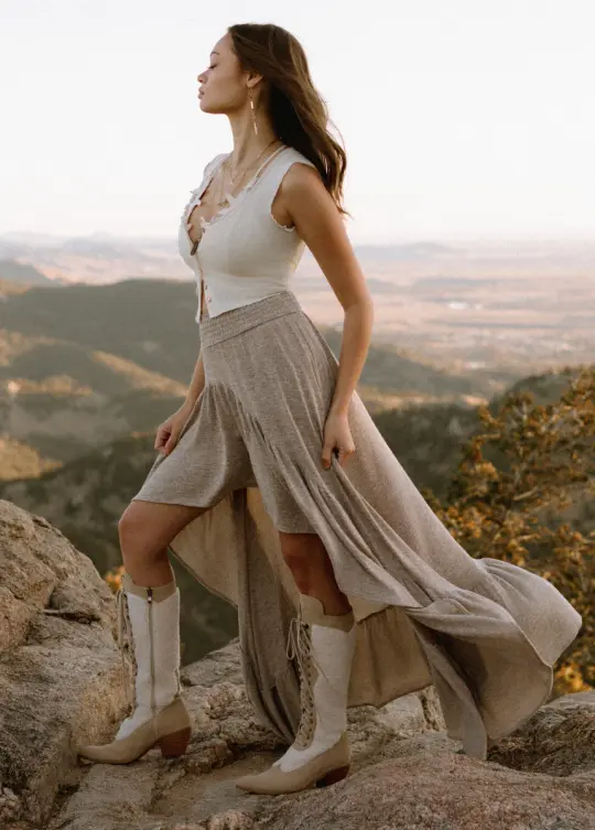 Bae Skirt in Taupe