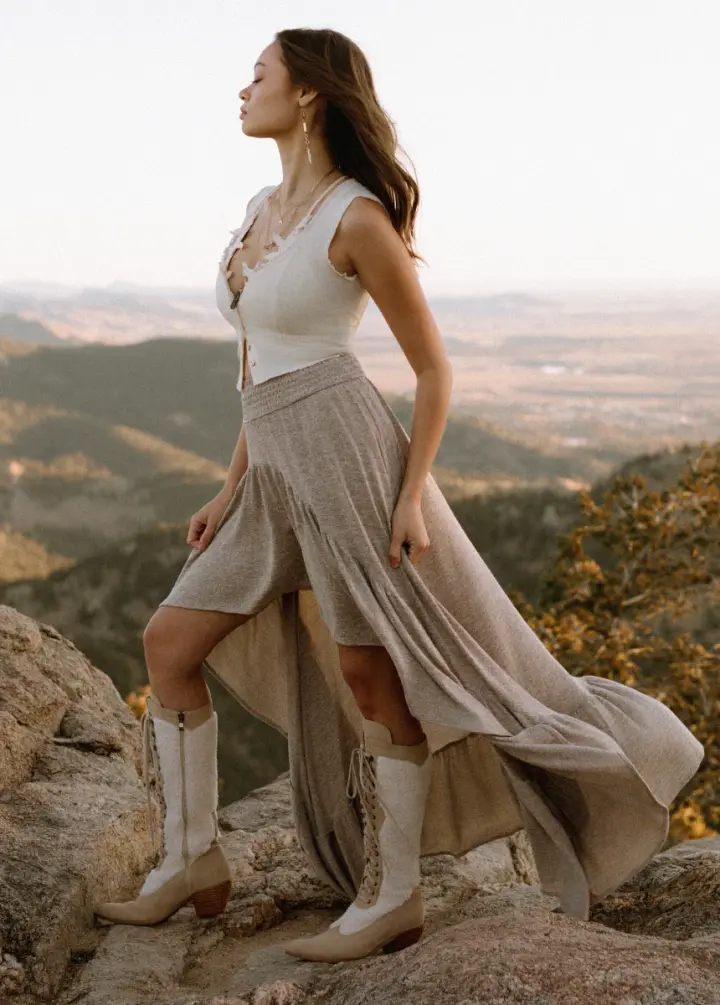 Bae Skirt in Taupe