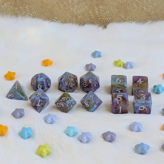 Mystic Riptide - 11 Piece Dice Set