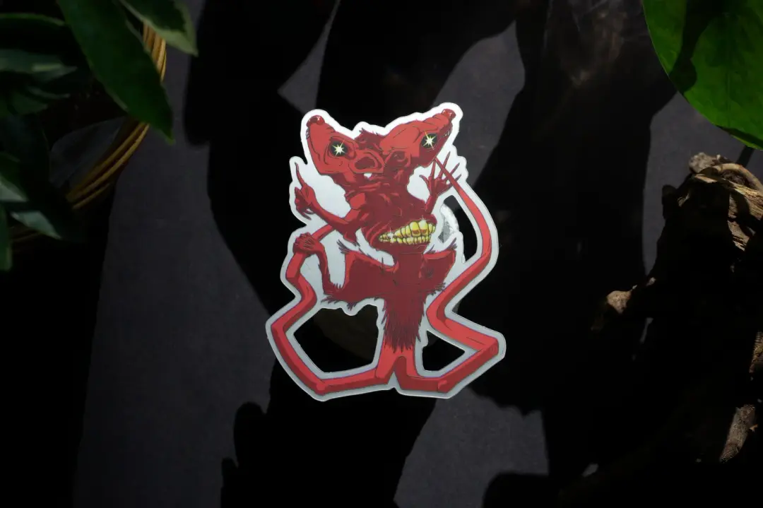 Godbone Space Rat Sticker
