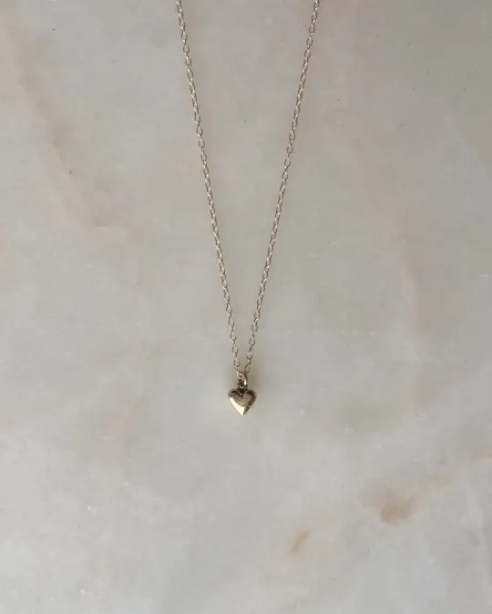 The Devoted Heart // Gold Necklace