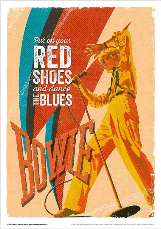 David Bowie Official Art Print – No. 6 'Serious'
