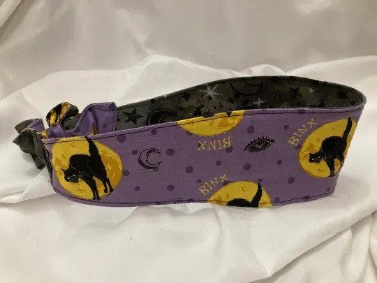 Halloween Cat Reversible Headband