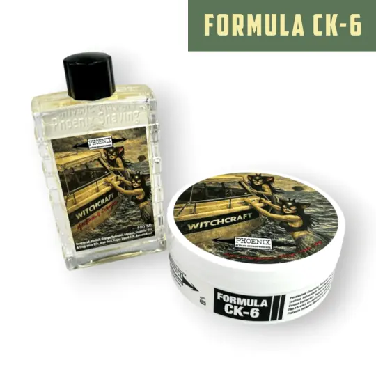 The Witchcraft Artisan Shave Soap & Aftershave Bundle | Ultra Premium CK-6 Formula | A Phoenix High Strangeness Original!