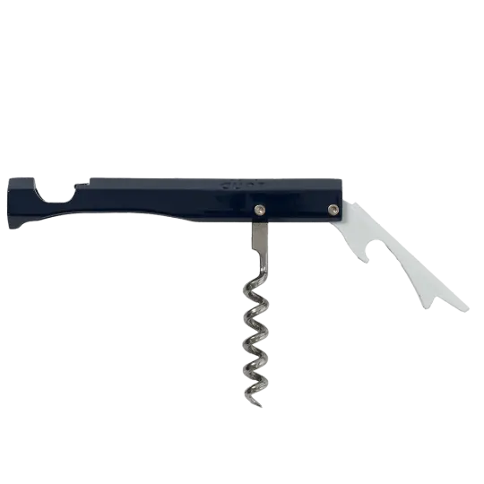Lund London navy and white Waiters Friend wine bottle opener