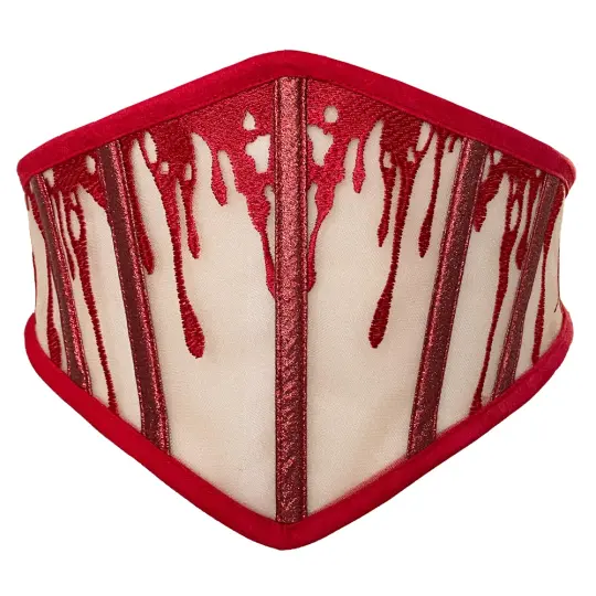 CRIMSON CORSET BELT (NUDE)
