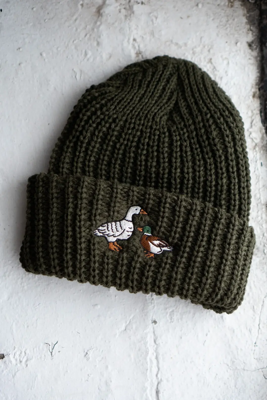 Fowl Chunky Knit Beanie