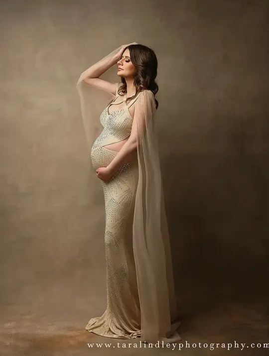 Karla Gown with cape