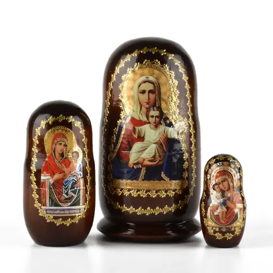 Religious 3 Pcs Nesting Doll