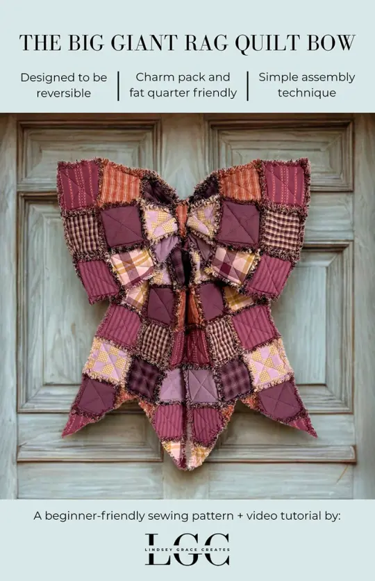 The Big Giant Rag Quilt Bow