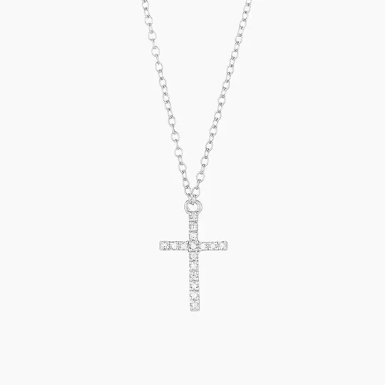 Ella Stein Believe Cross Pendant Necklace