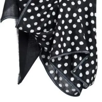 Maya Dot Scarf in Black