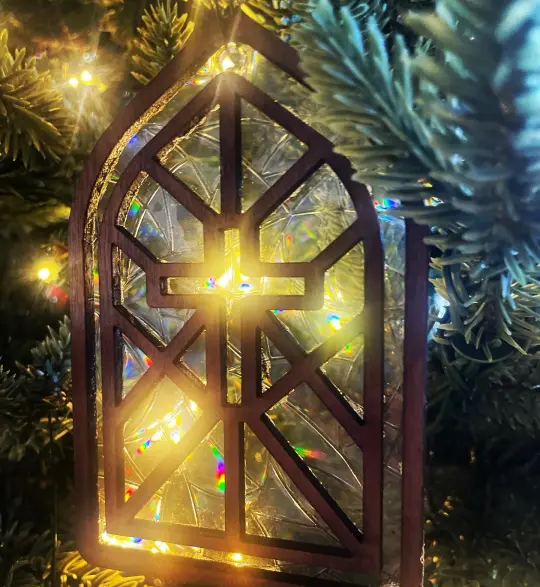 “Stained Glass” Ornament