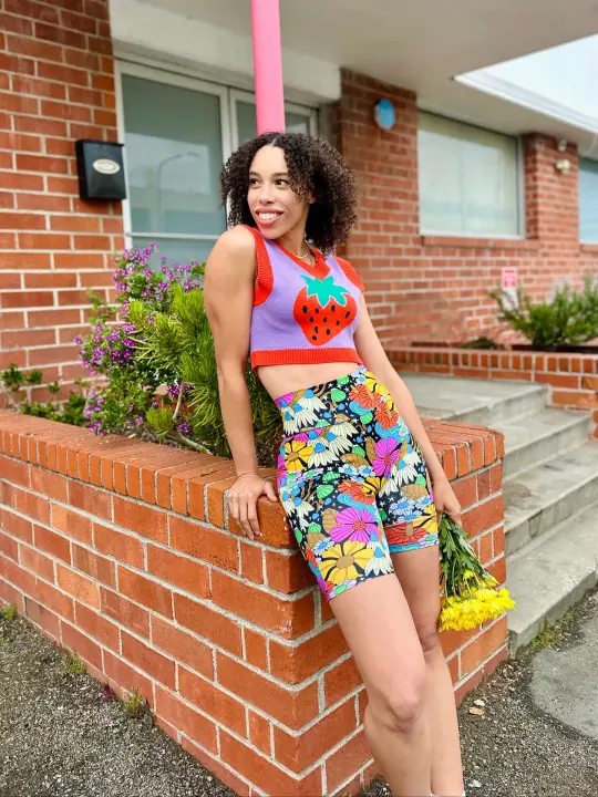 Bike Shorts Cosmic Floral