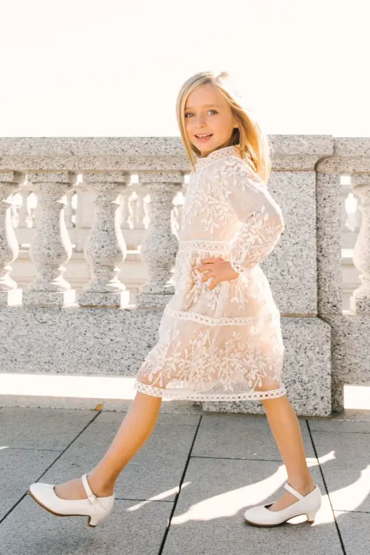 Mini Sicily Dress with Long Sleeves