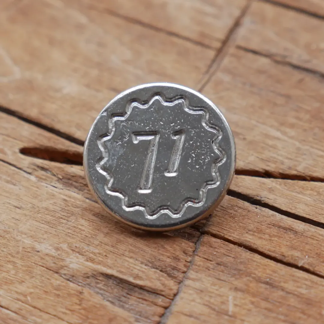 71st Regiment of Foot Buttons  1775-1784 7/8" and 5/8"