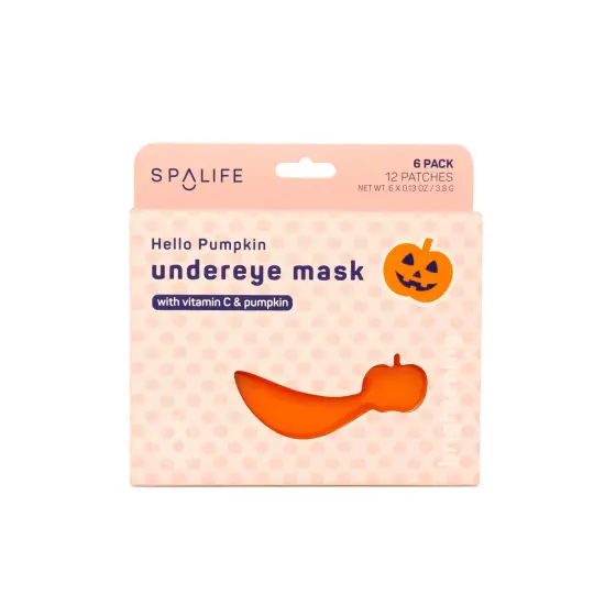 Halloween Hello Pumpkin Brightening Undereye Masks - 6 Pairs