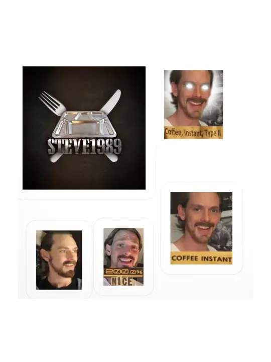 5 image cutout sticker