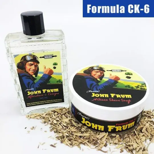 John Frum Epic Artisan Shaving Soap & Aftershave Bundle Deal | Ultra Premium CK-6 Formula | The New Musk Standard