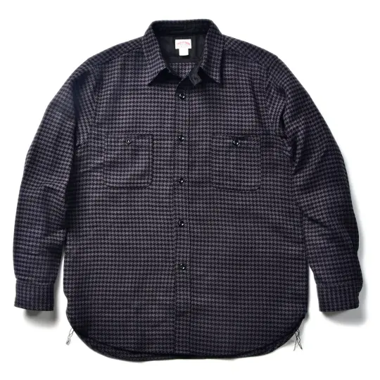8HU HOUNDSTOOTH FLANNEL SHIRT